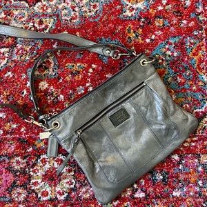 Coach Poppy #18807 Hippie Metallic Leather Crossbody